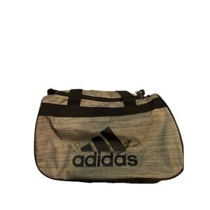 Adidas Defender Small Khaki Black Gym Bag 18"x10"x12"